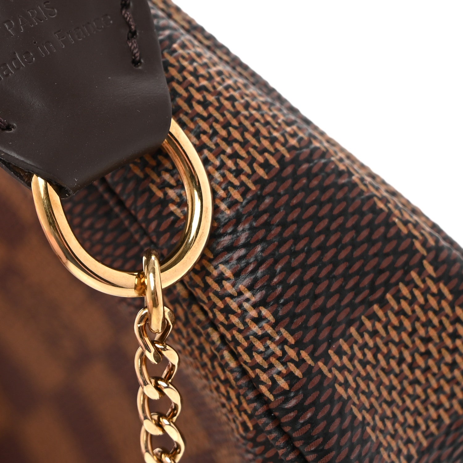 Louis Vuitton Damier Ebene Mini Pochette Accessories 6 of 9