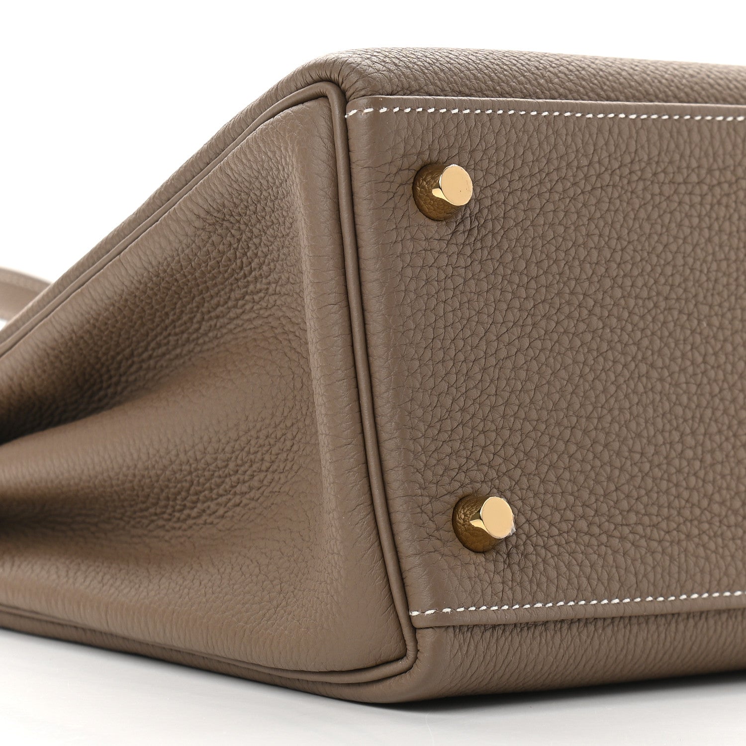 Hermes Togo Kelly Retourne 28 Etoupe 8 of 10