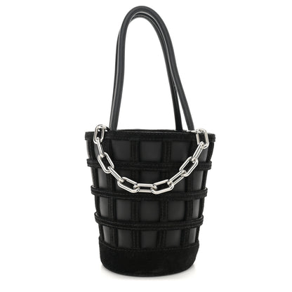 Alexander Wang Suede Calfskin Roxy Mini Bucket Bag Black 1 of 11