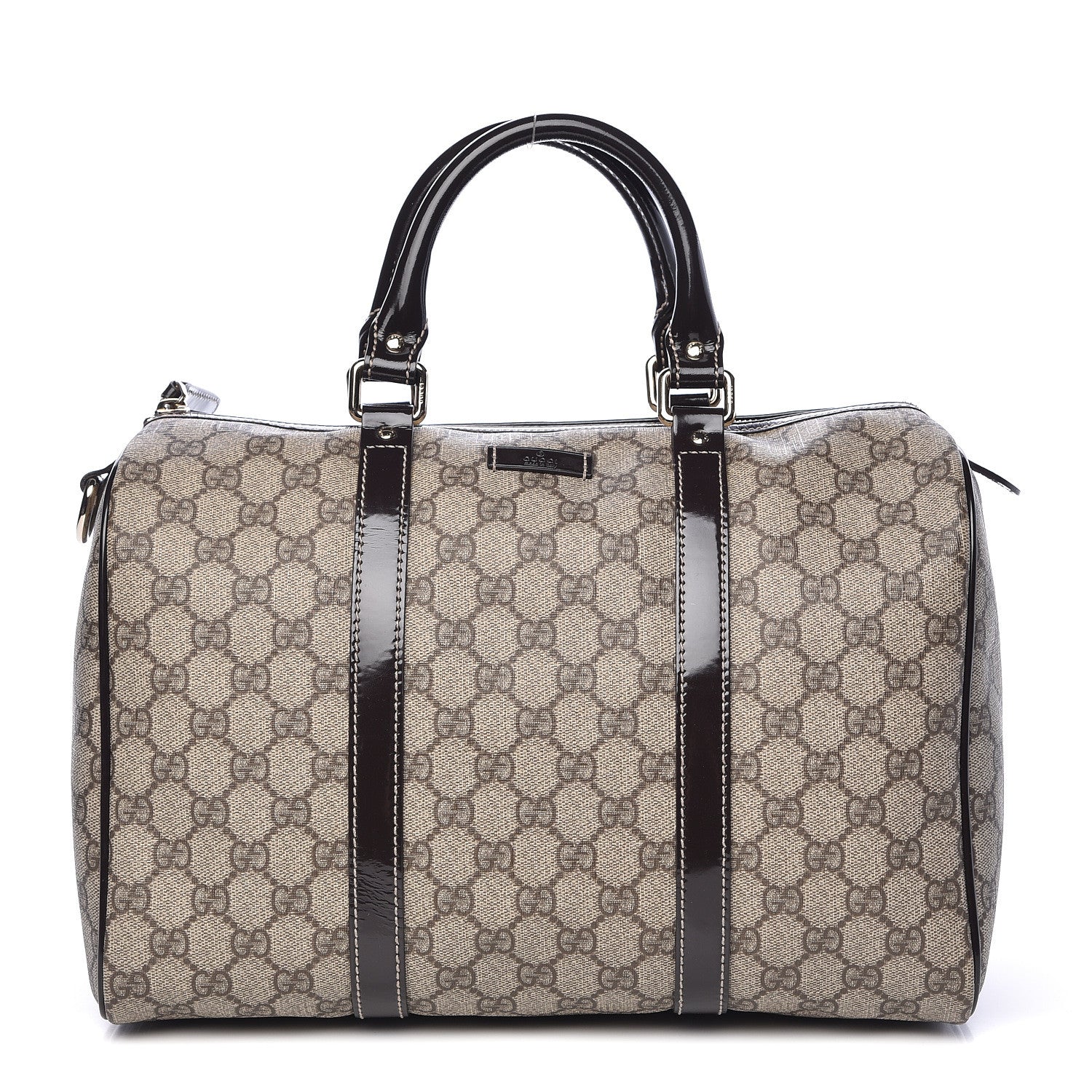 Gucci GG Plus Monogram Medium Joy Boston Dark Brown 1 of 10