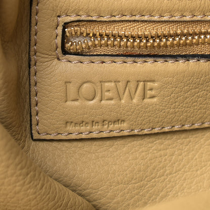 Loewe Suede Flamenco Knot Bag Gold Brown 6 of 9