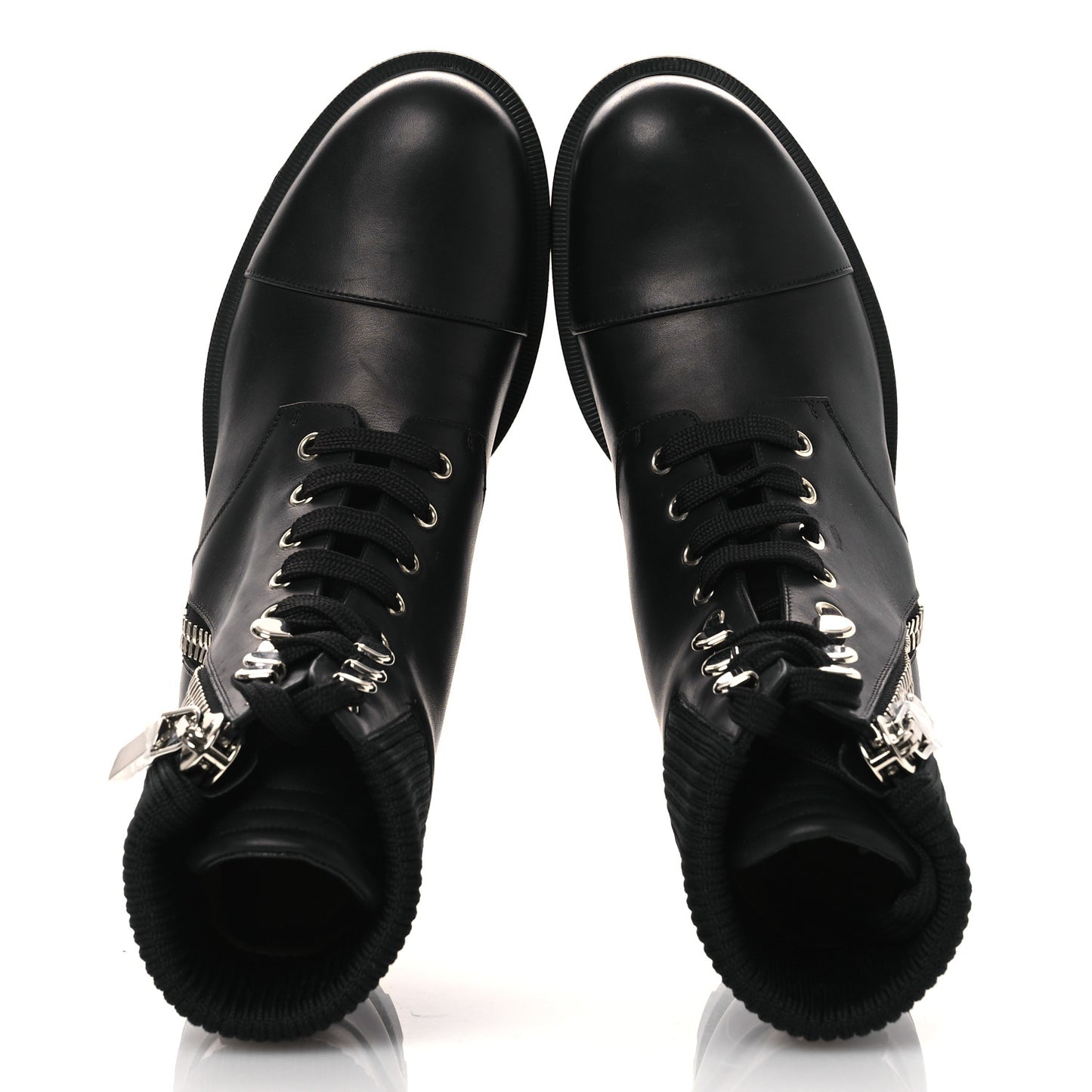 Calfskin Quilted En Hiver Boots 39.5 Black