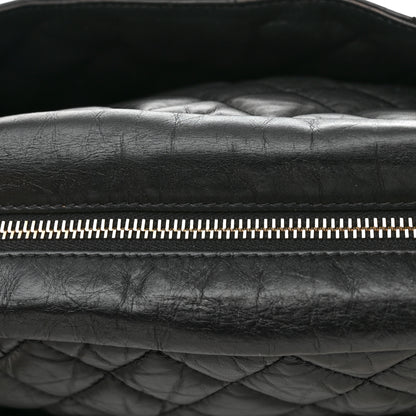 Chanel Aged Calfskin Quilted Medium Reissue Camera Case Black 12 of 12