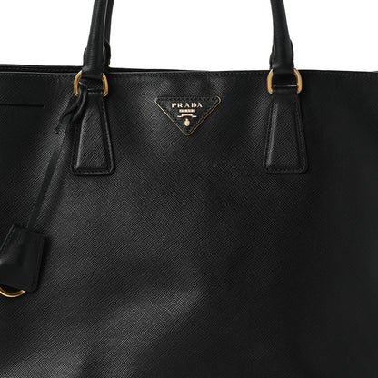 Prada Saffiano Lux Large Tote Black 9 of 11