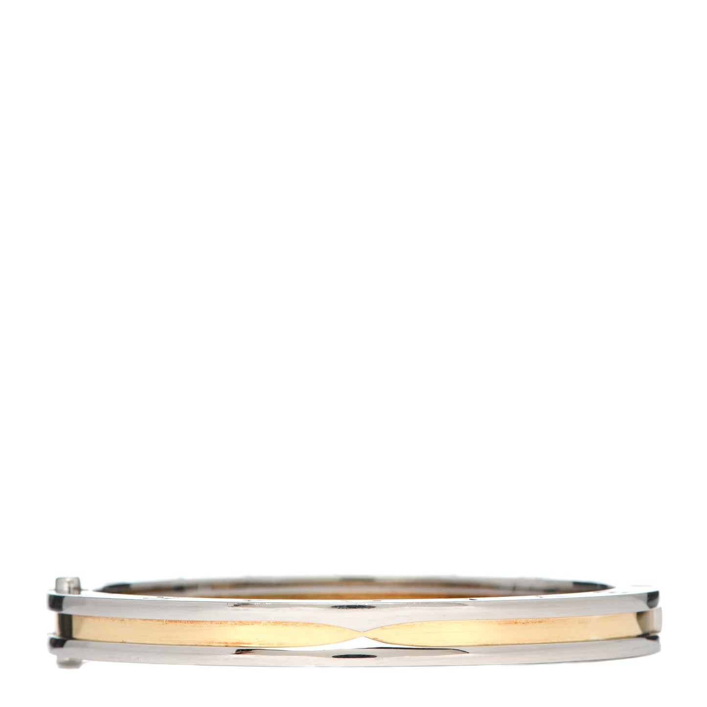 18K Yellow Gold Stainless Steel B.Zero1 Bangle Bracelet