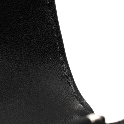 Chanel Lambskin Quilted Metal Top Handle Crossbody Flap Black 10 of 14