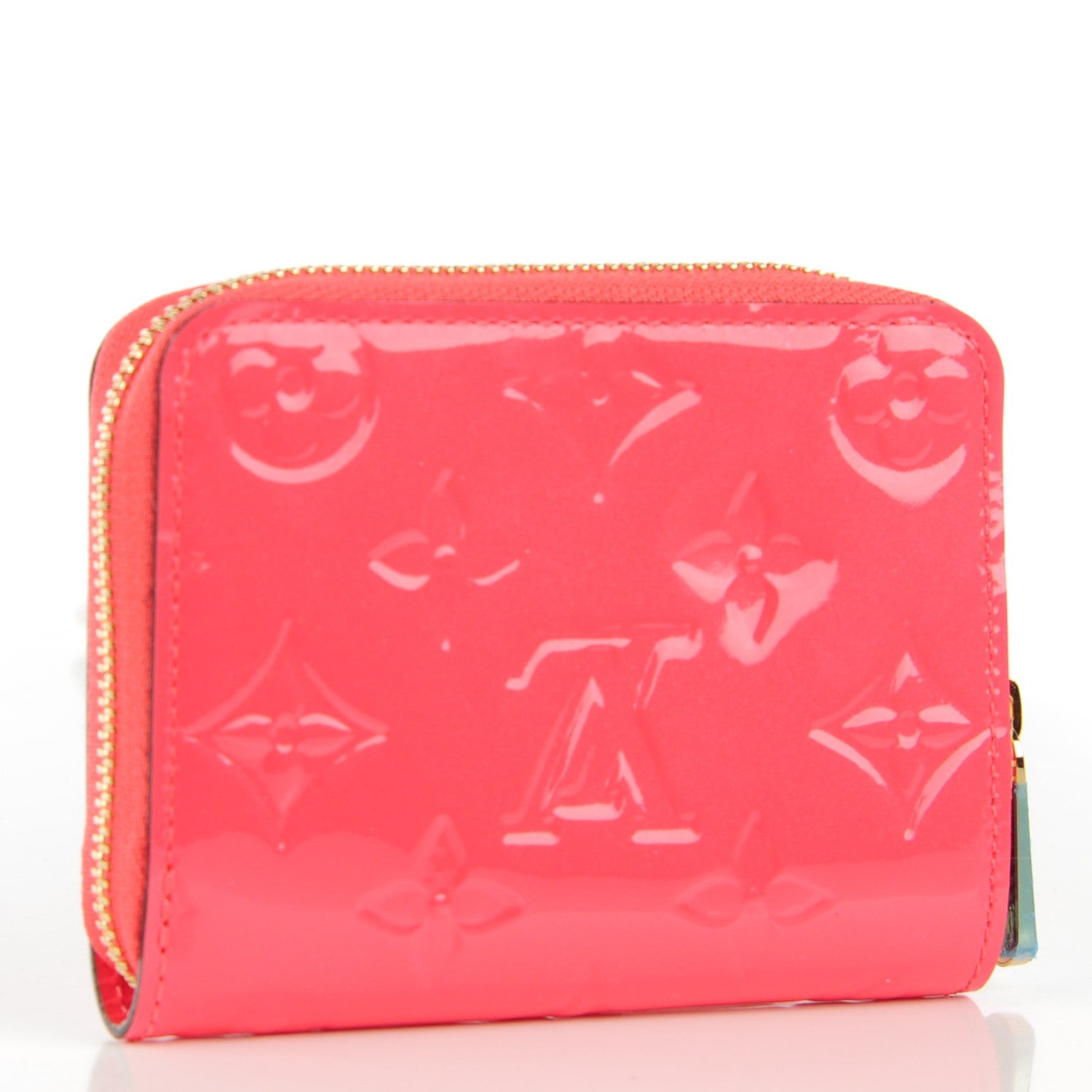 Louis Vuitton Vernis Zippy Coin Purse Rose Litchi 3 of 7