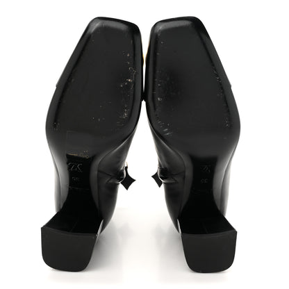 Louis Vuitton Calfskin Madeleine Ankle Boots 35 Black 6 of 12