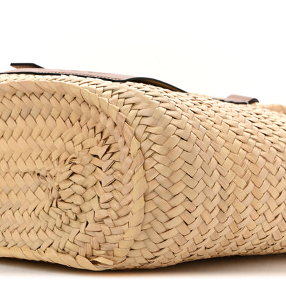 Loewe Raffia Basket Tote Bag Natural Tan 8 of 10