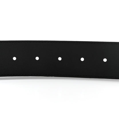 Gucci Moon Calfskin Pearl Double G 40mm Belt 70 28 Black Cream 3 of 11