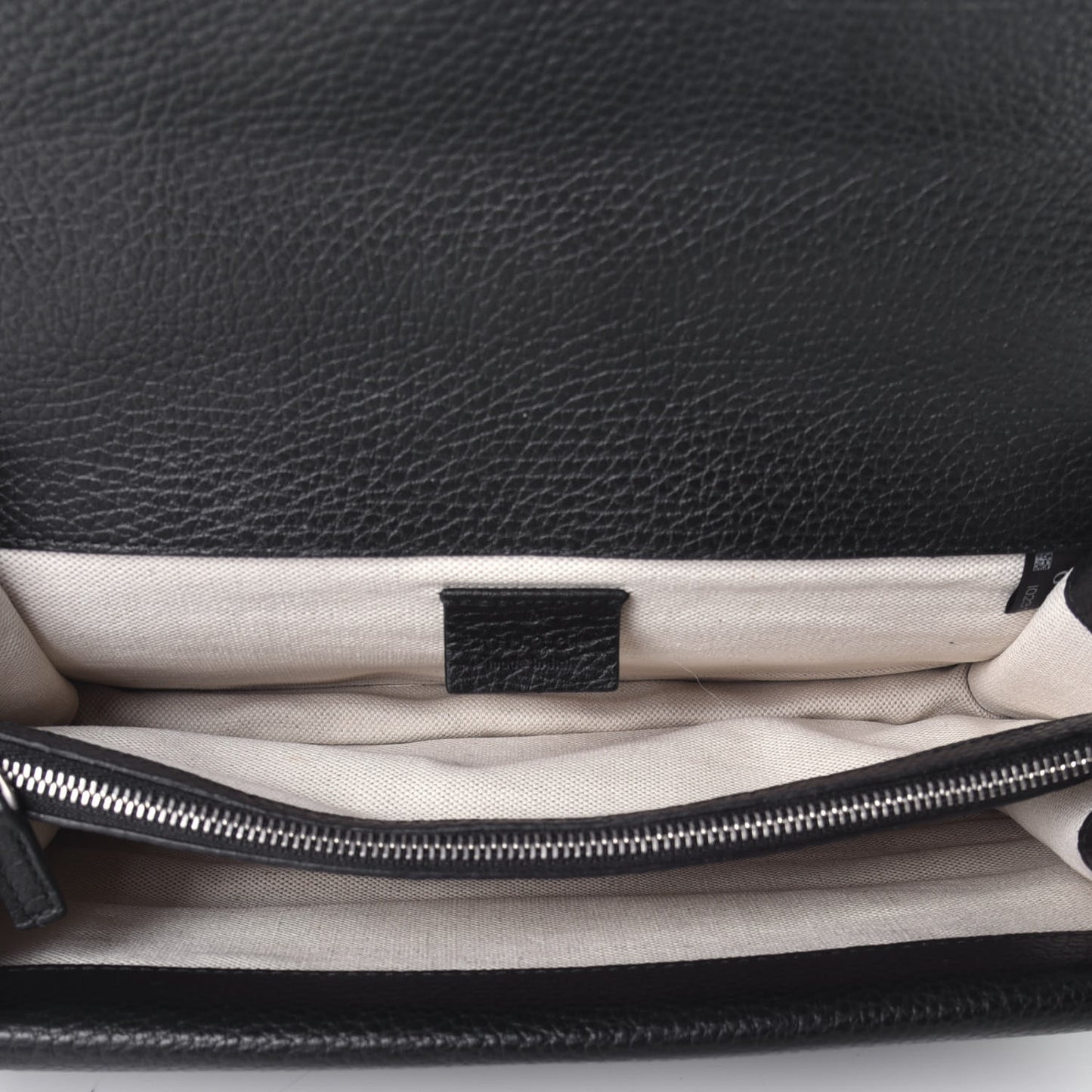 Pebbled Calfskin Small Dionysus Shoulder Bag Black