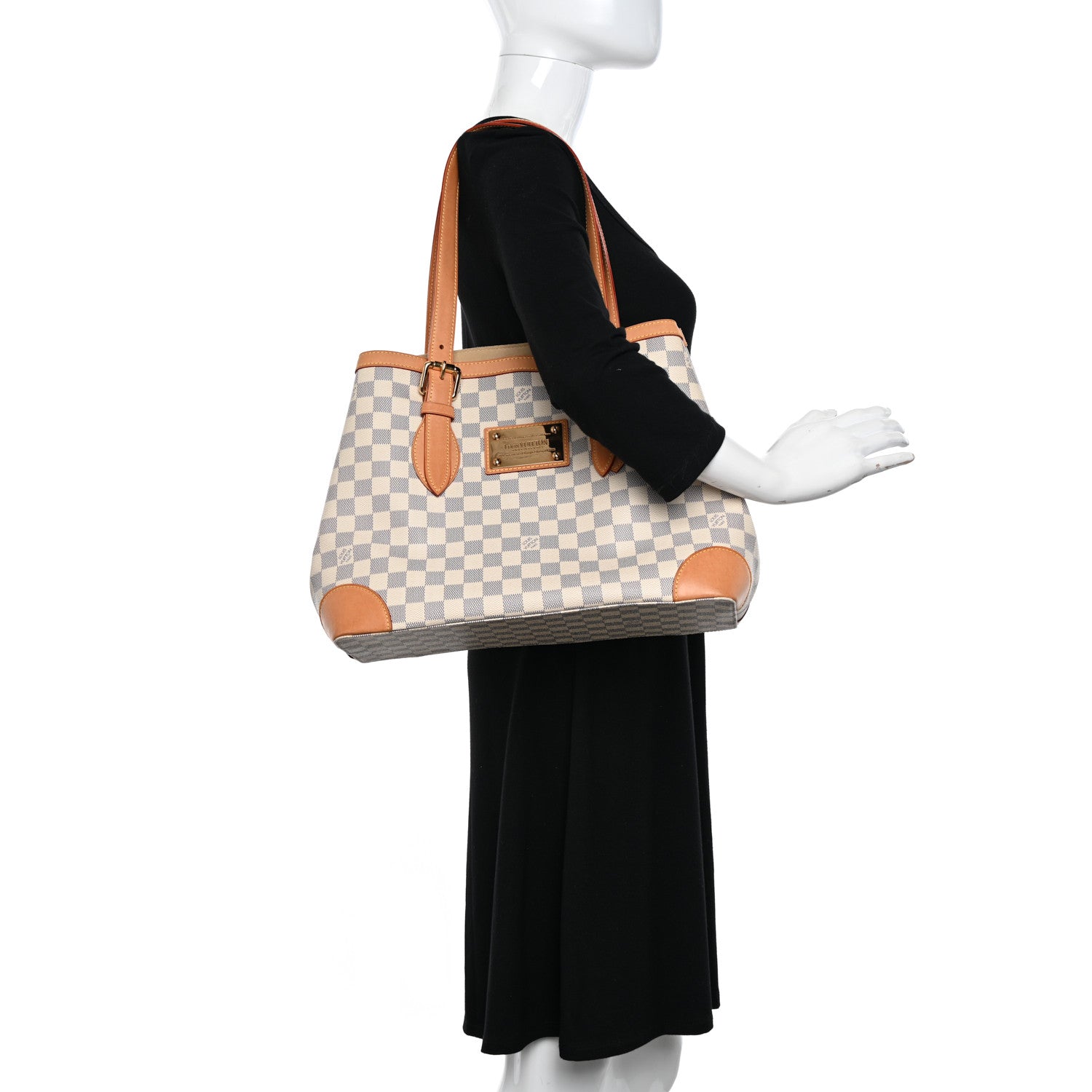 Louis Vuitton LOUIS VUITTON Damier Azur Hampstead MM 2 of 10