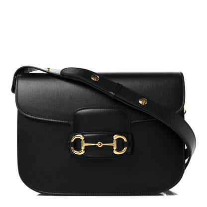 Gucci Azalea Calfskin Horsebit 1955 Shoulder Bag Black 1 of 10