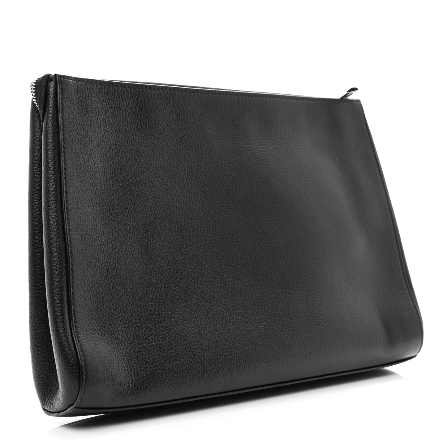 Grained Calfskin Large Neo Executive Cosmetic Case Black
