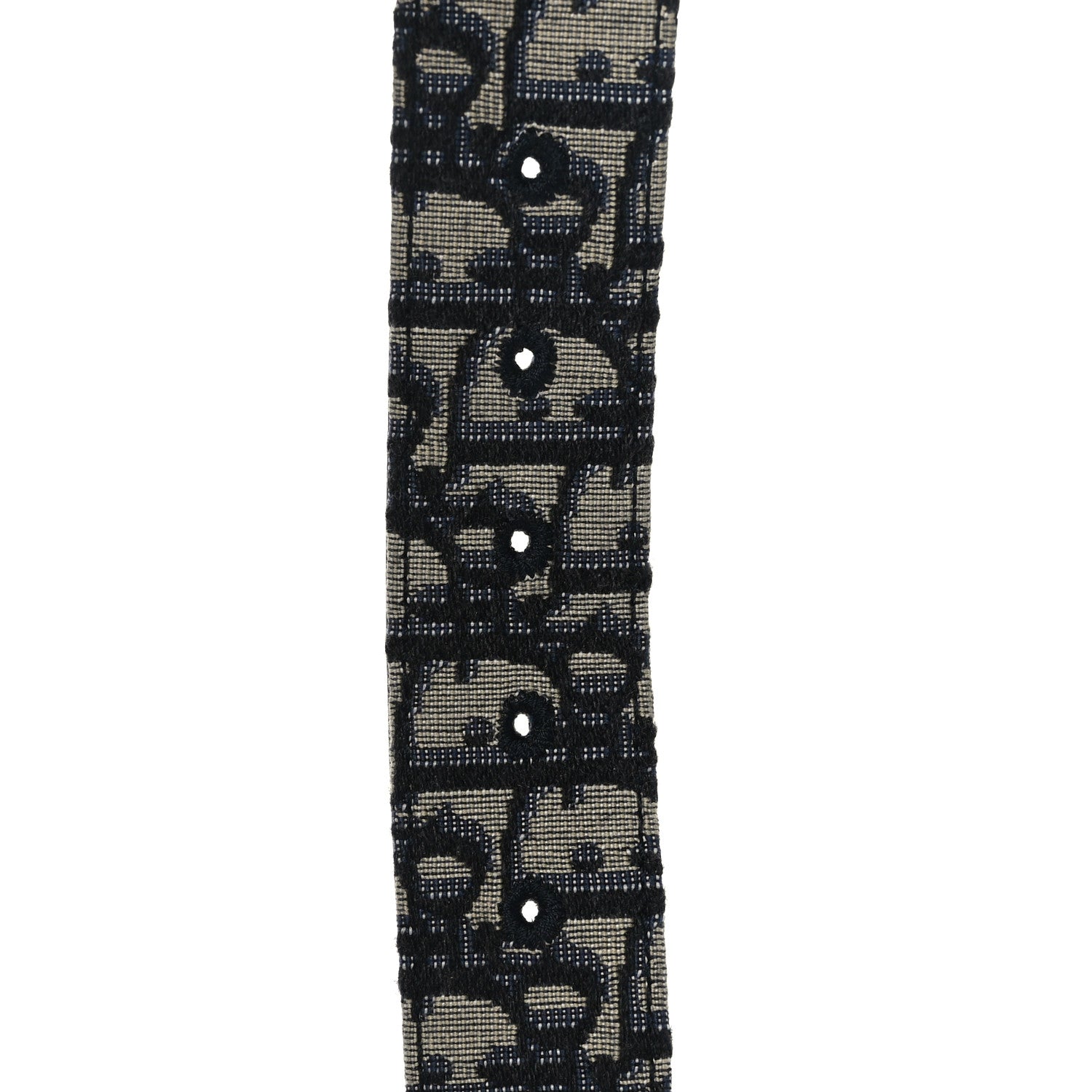 Christian Dior Oblique 35mm Reversible Belt 100 40 Blue 3 of 5