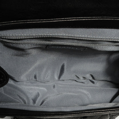 Chanel Washed Lambskin Chain Around Medium Messenger Black 5 of 7