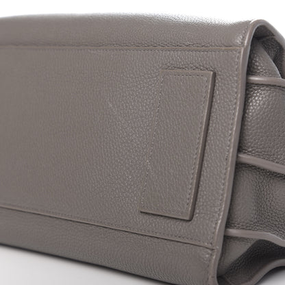 Saint Laurent Grained Calfskin Small Supple Sac De Jour Earth 11 of 12