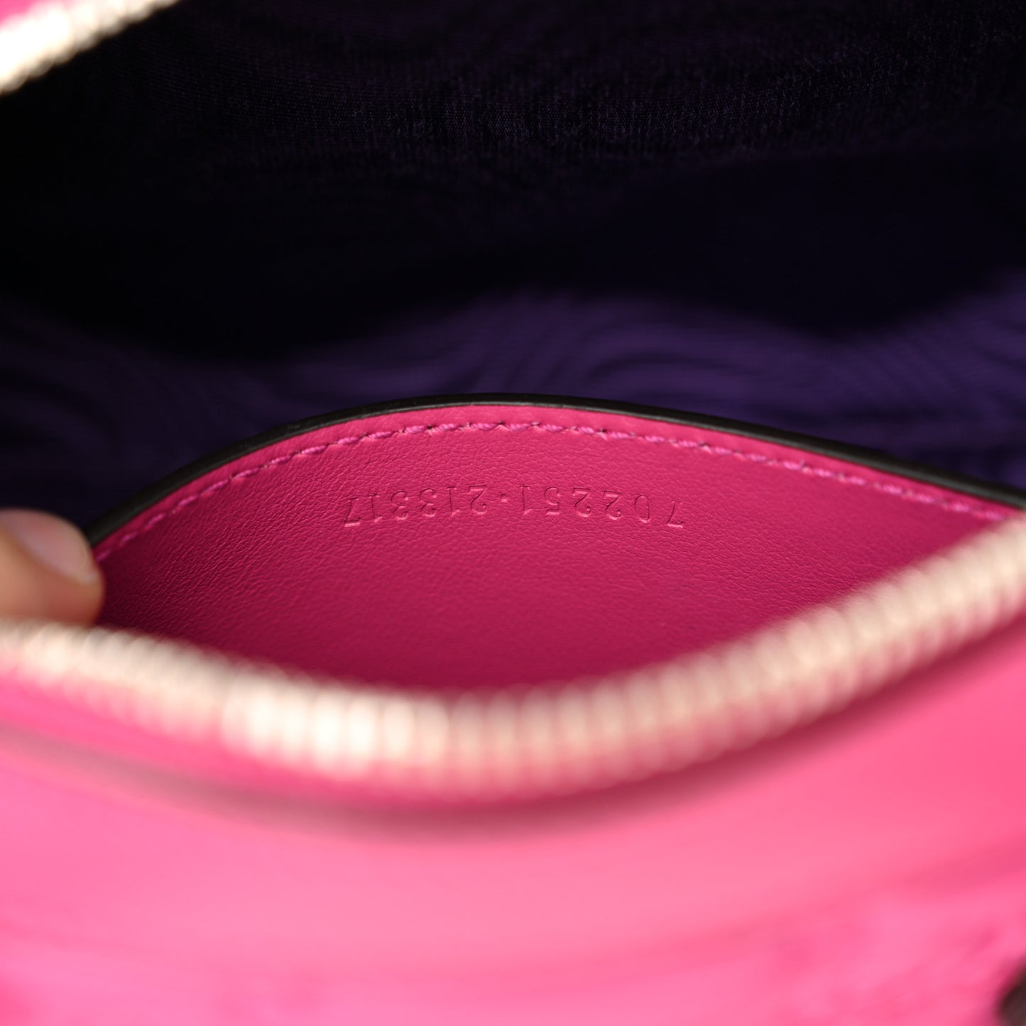 Nylon Calfskin Enamel GG Matelasse Mini Bowler Bag Lovely