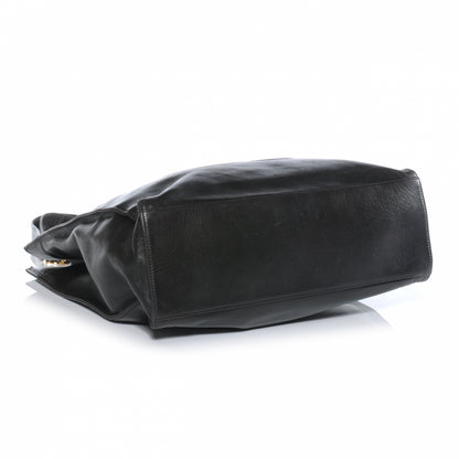 Chanel Lambskin CC Shopper Tote Black 4 of 6