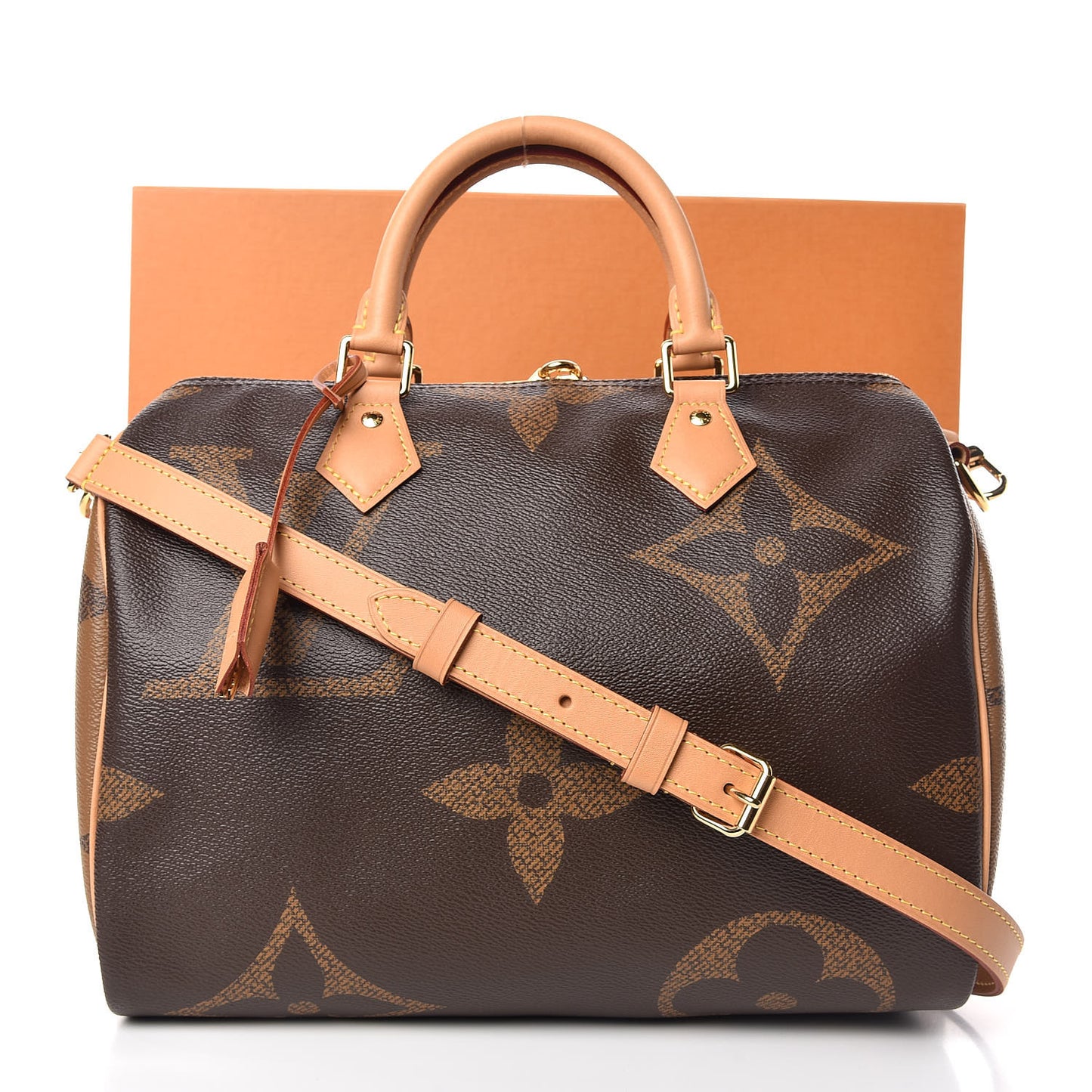 Reverse Monogram Giant Speedy Bandouliere 30