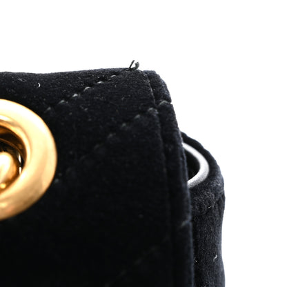 Gucci Velvet Matelasse Mini GG Marmont Shoulder Bag Black 11 of 13