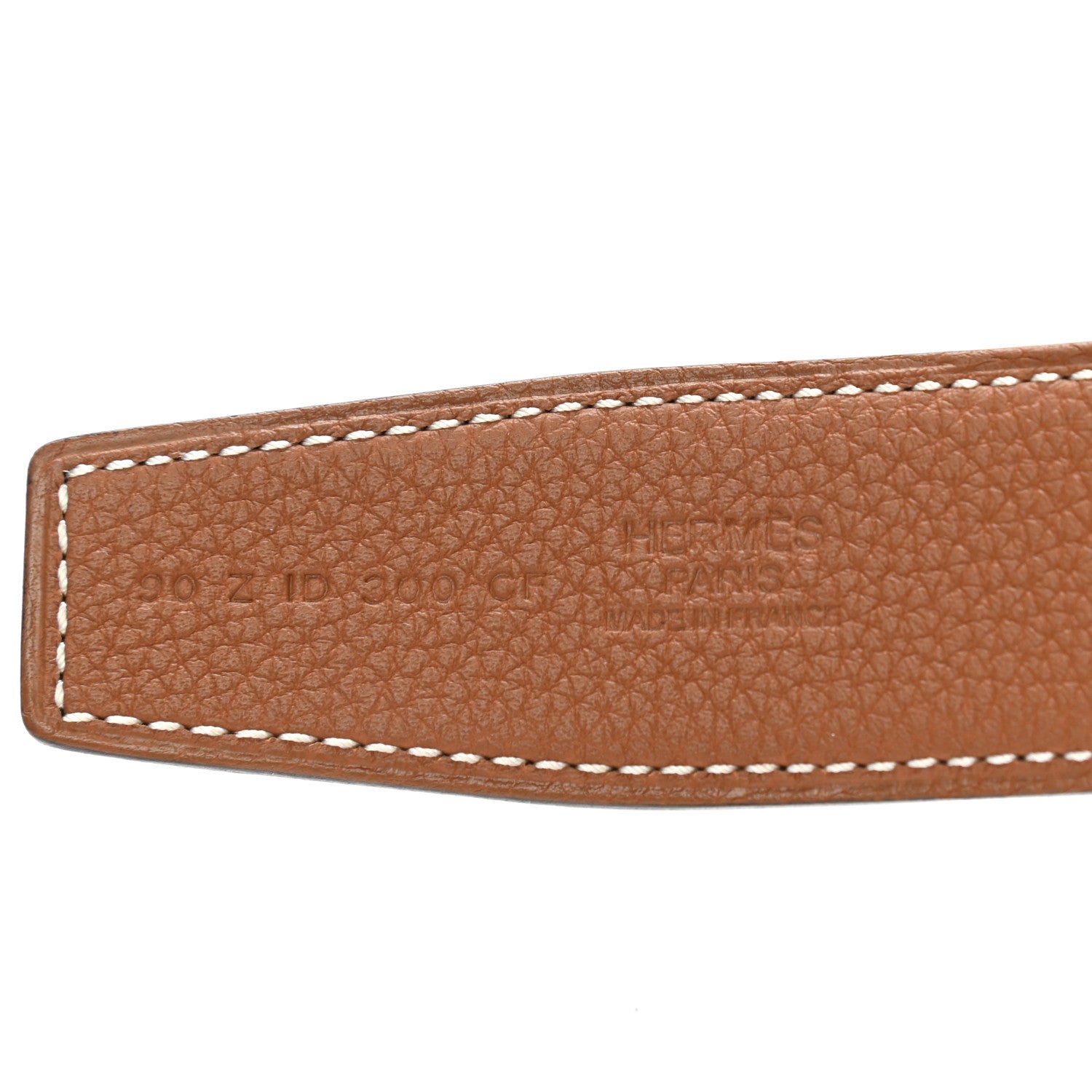 Hermes Box Togo 32mm H Belt 90 Black Gold 5 of 7