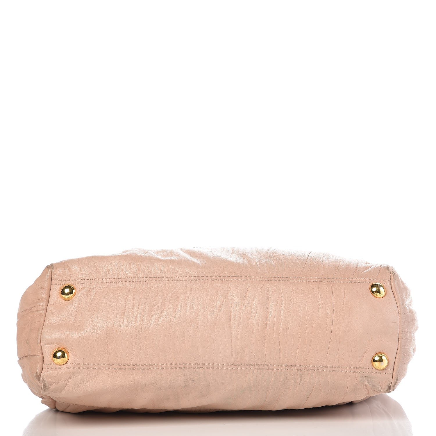 Prada Nappa Dressy Gaufre Framed Tote Cipria 14 of 24