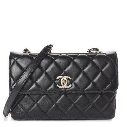 Chanel Lambskin Quilted Medium Trendy CC Flap Black 1 of 10