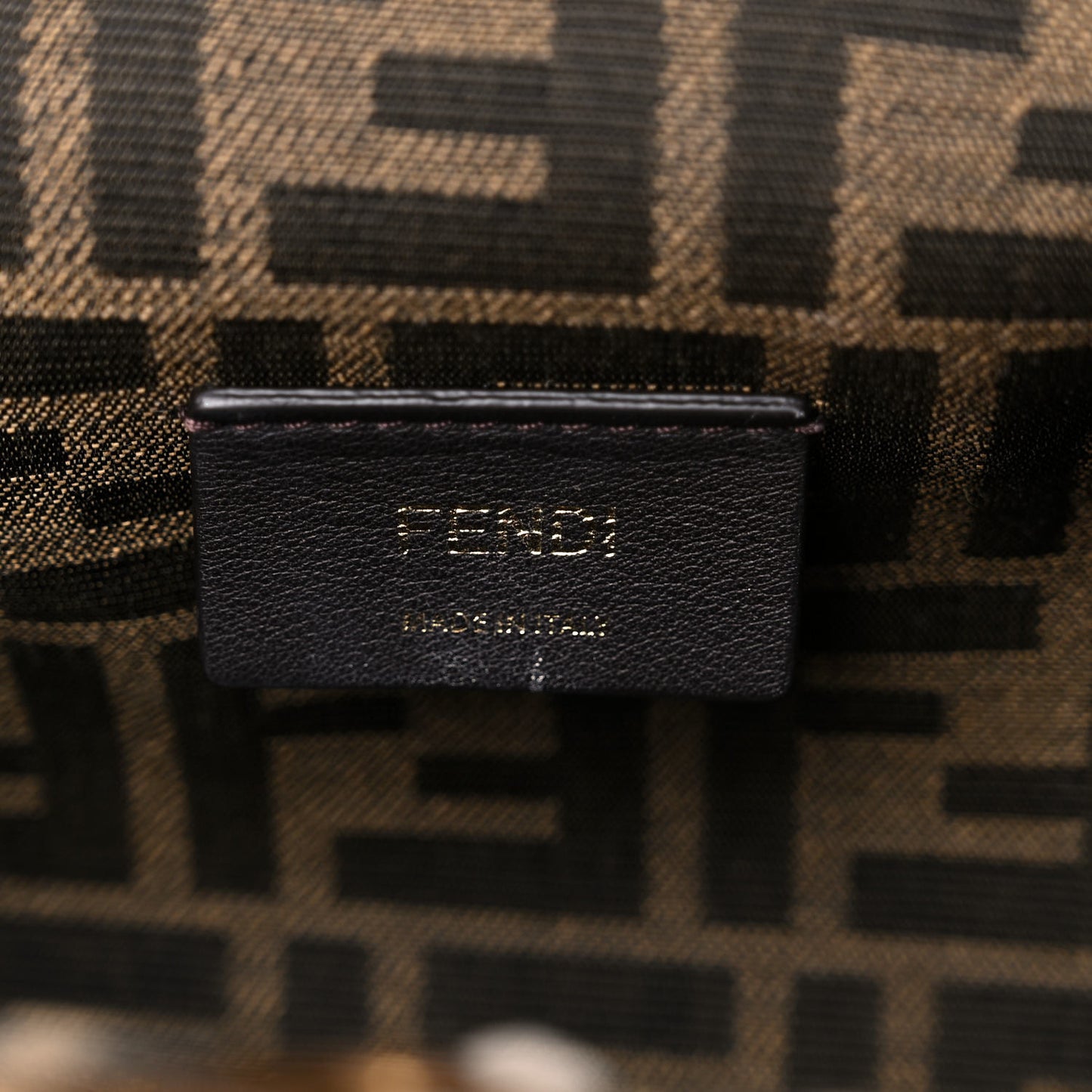 Shiny Nappa Small Fendi First Poudre