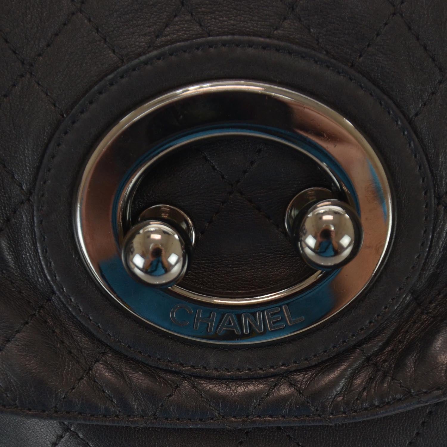 Chanel Lambskin Quilted New Lock Flap Black 5 of 9