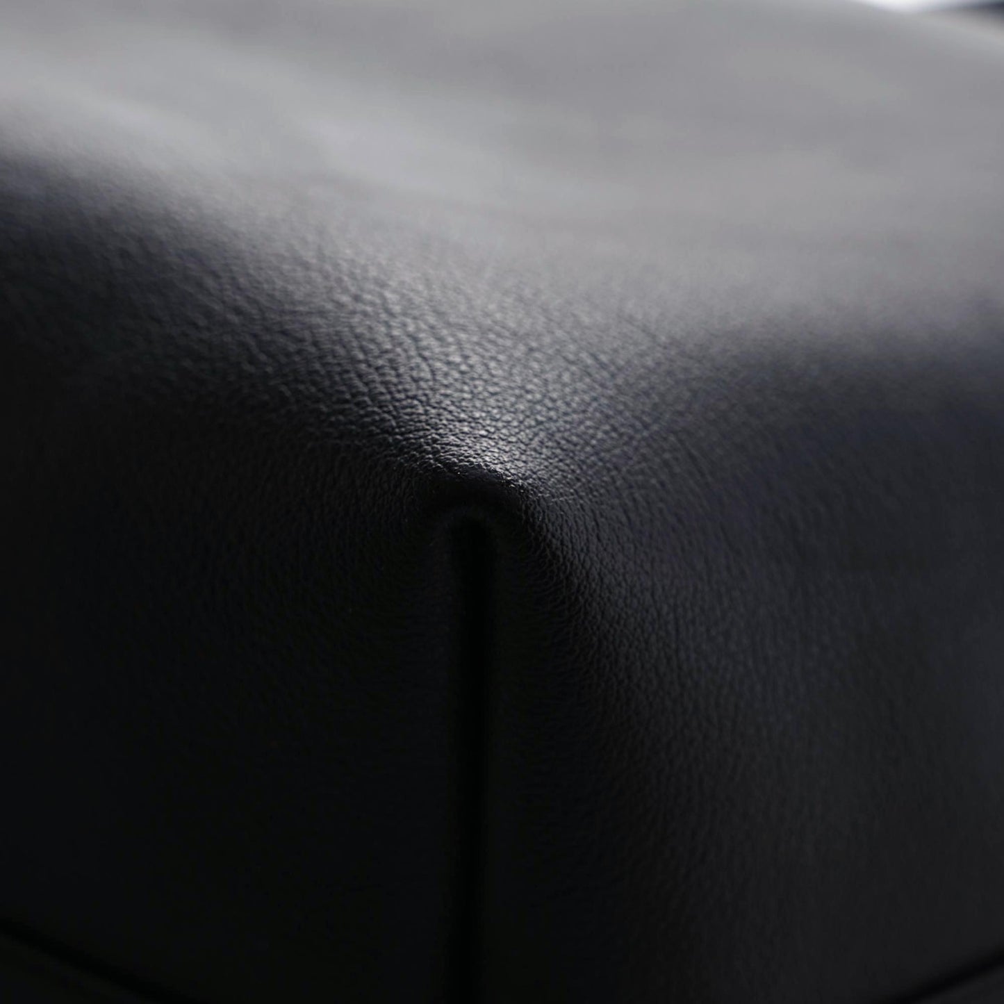 Calfskin Large Shopping Tote Black