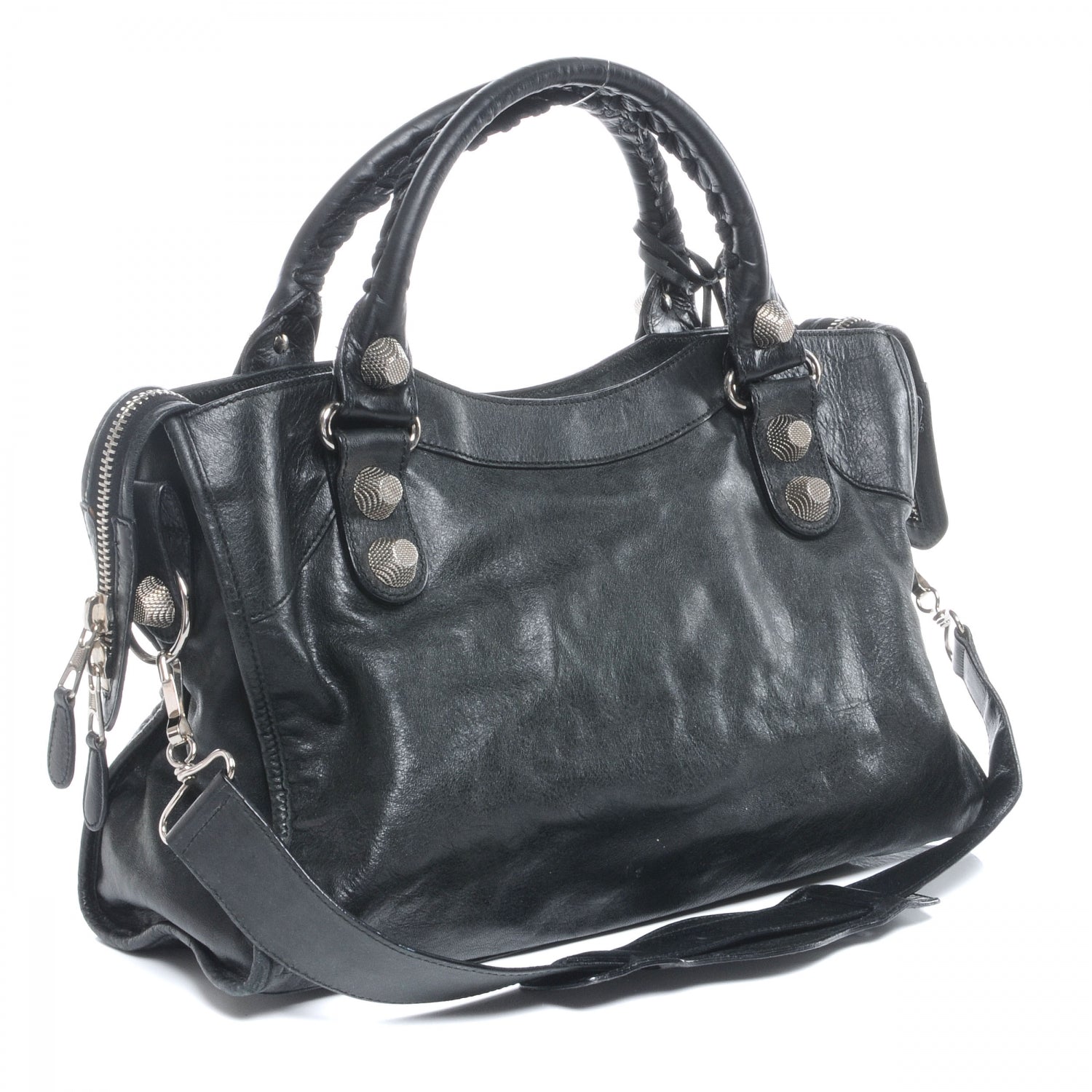 Balenciaga Agneau Giant 21 Silver Hardware City Black 3 of 7