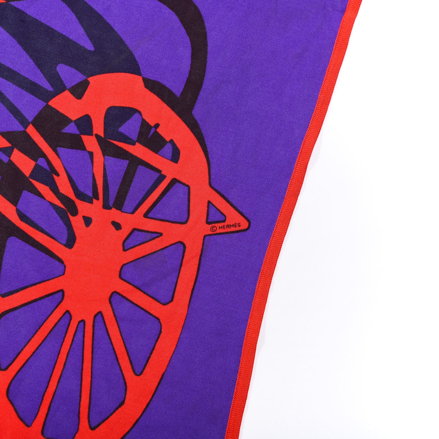 Hermes Silk Caleche Elastique Scarf 90 3 of 3