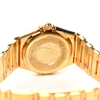 Omega 18K Yellow Gold Mother of Pearl 22mm Constellation My Choice Quartz Watch 1161.71.00 4 of 5
