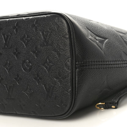 Louis Vuitton Empreinte Monogram Giant Neverfull MM Black 10 of 10