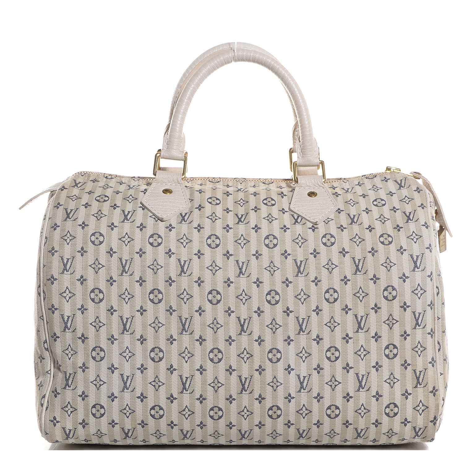 Louis Vuitton Mini Lin Croisette Speedy 30 Blue 1 of 7