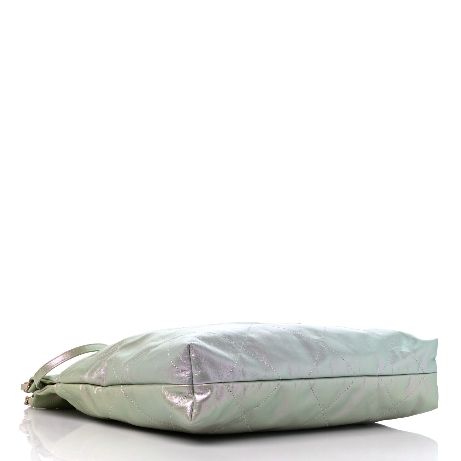 Chanel Iridescent Calfskin Quilted Chanel 22 Blue Green 5 of 10