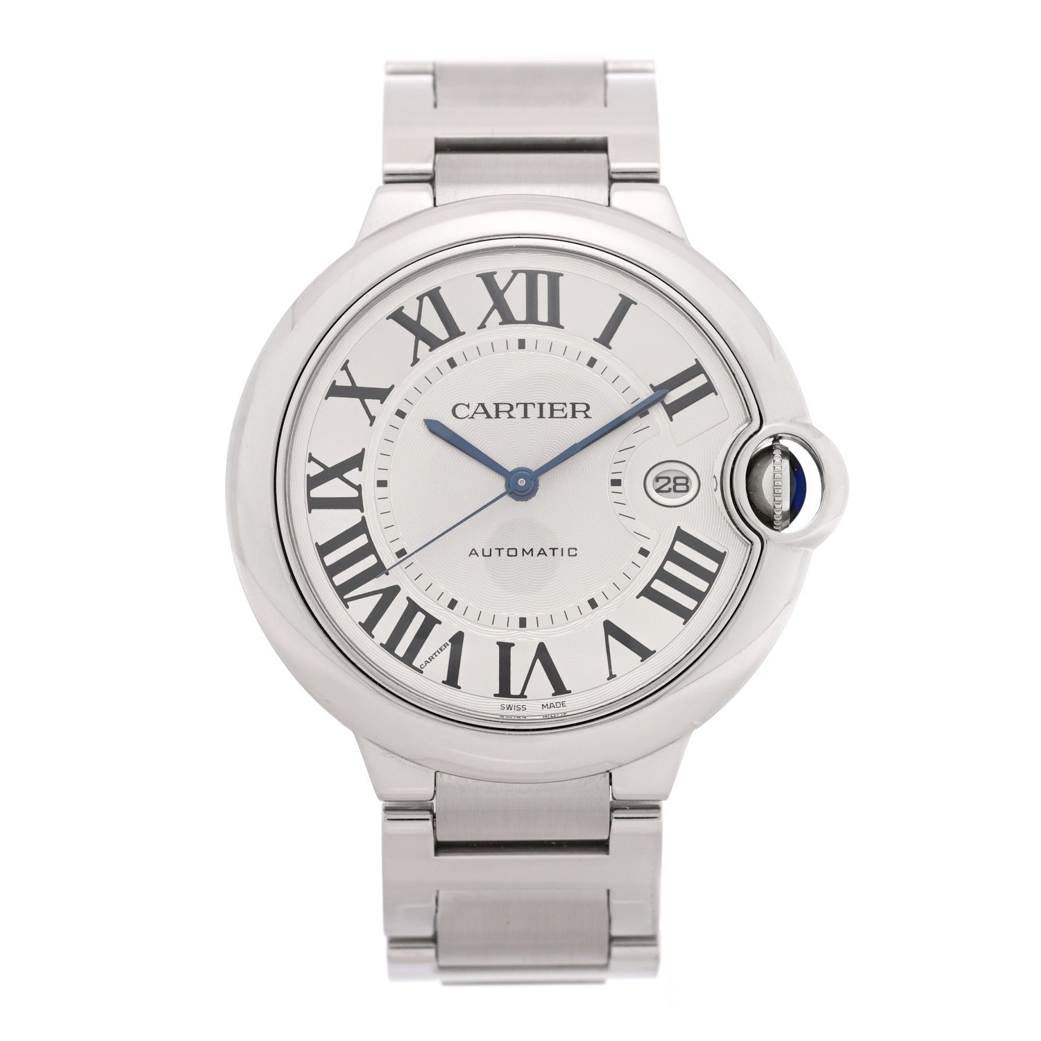Cartier Stainless Steel 42mm Ballon Bleu De Cartier Automatic Watch 1 of 5
