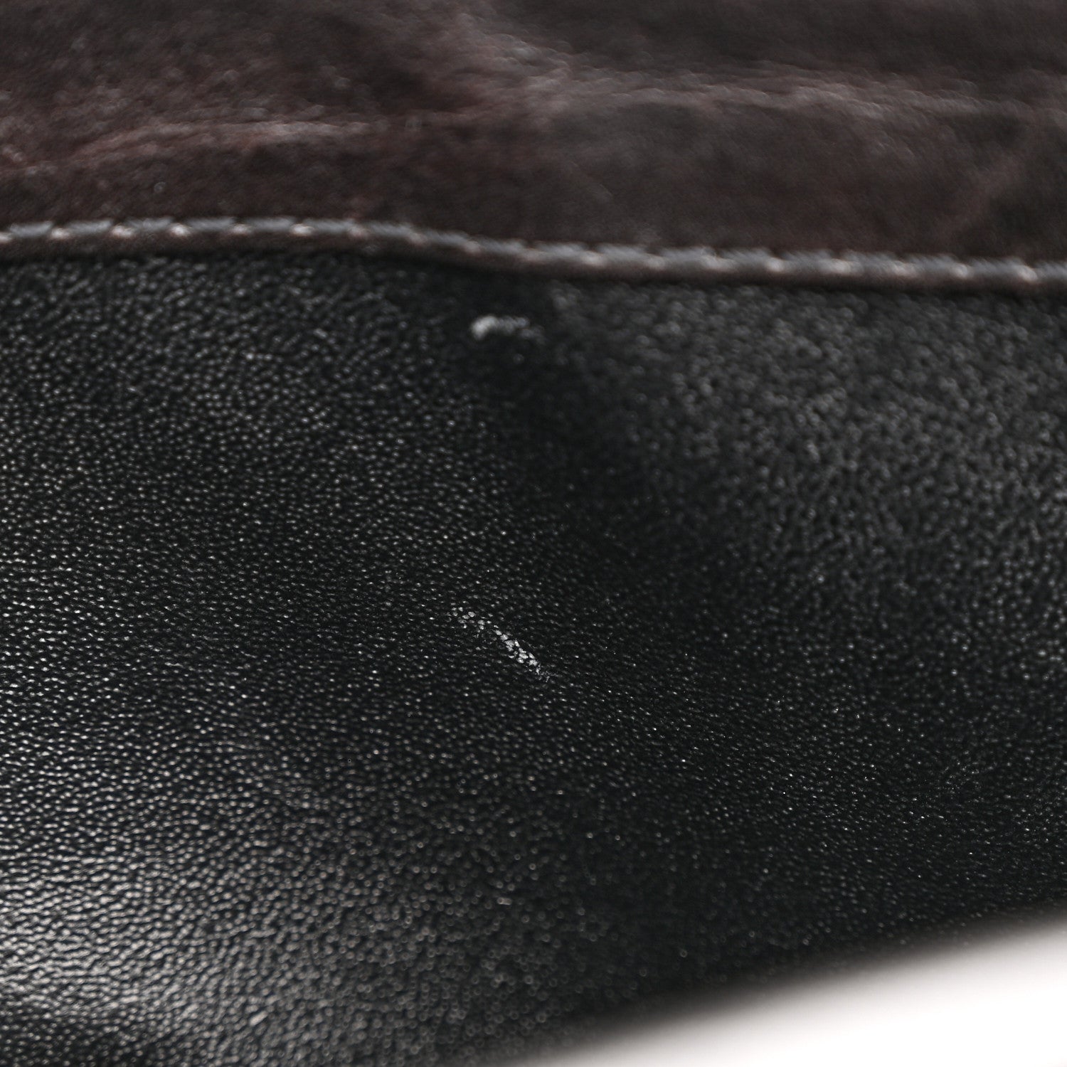 Chanel Calfskin Stitched Large Vintage Flap Dark Brown 12 of 13