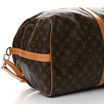 Louis Vuitton Monogram Keepall Bandouliere 55 9 of 13