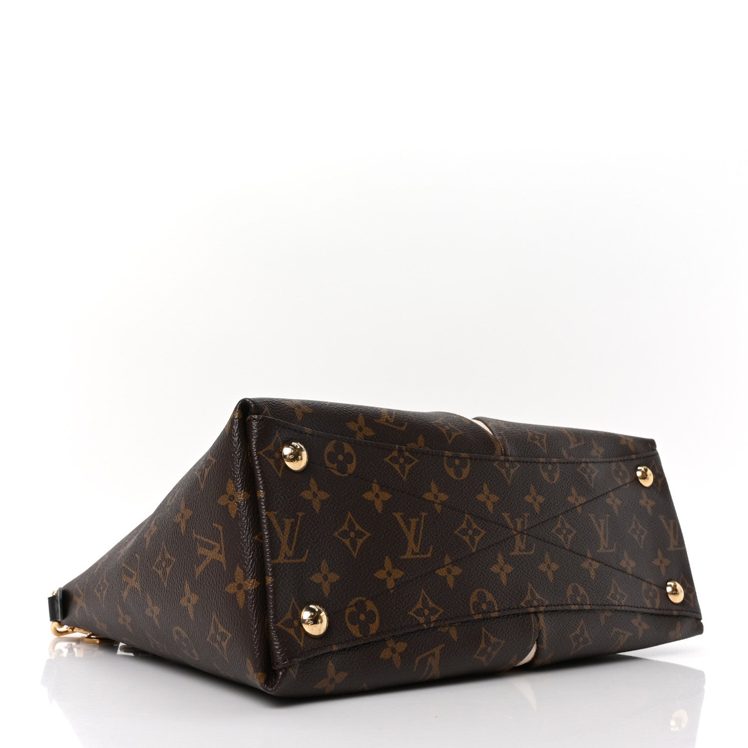 Louis Vuitton Monogram Braided V Tote MM Creme 4 of 9