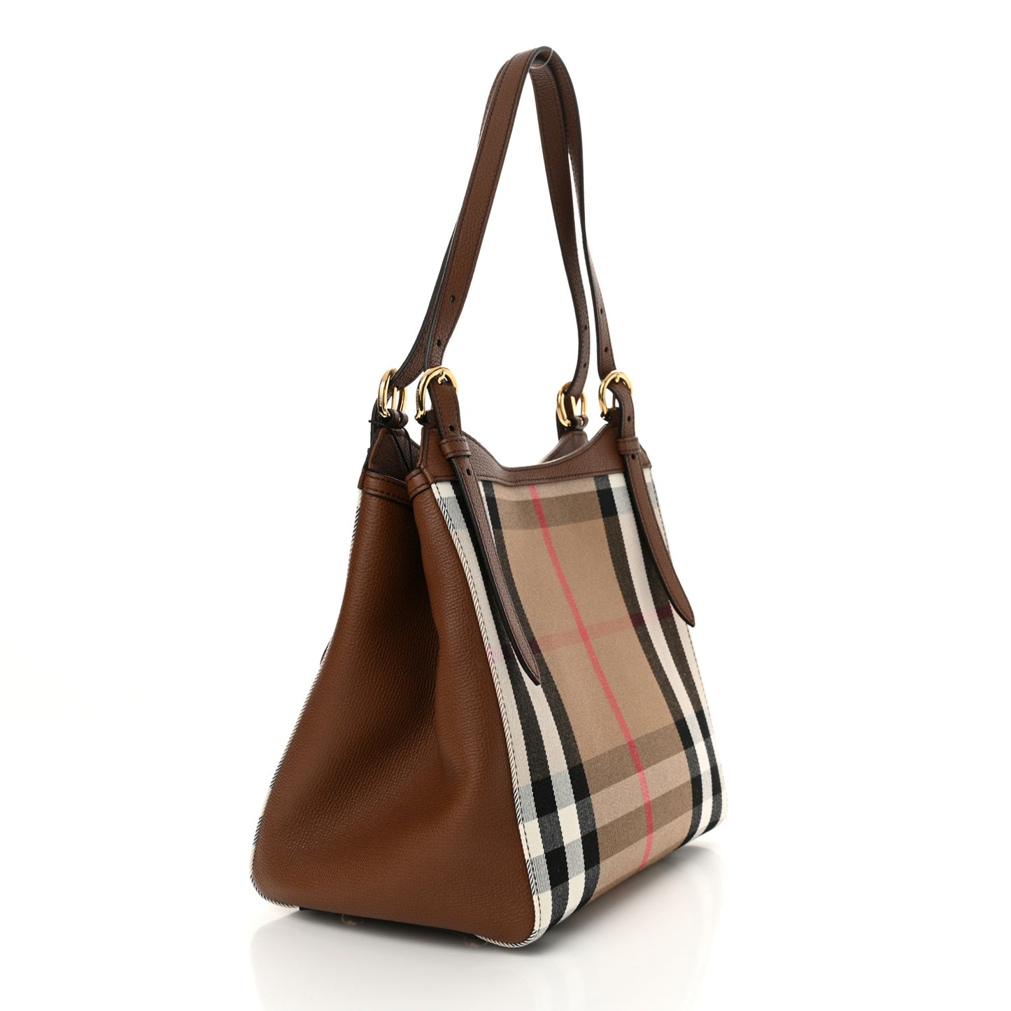 House Check Small Canterbury Tote Tan