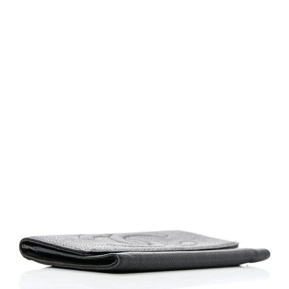 Chanel Caviar Timeless CC Compact Wallet Black 4 of 8