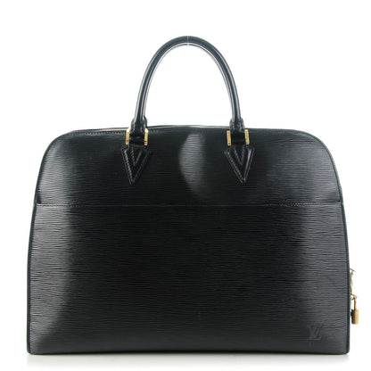 Louis Vuitton Epi Sorbonne Briefcase Black 1 of 10