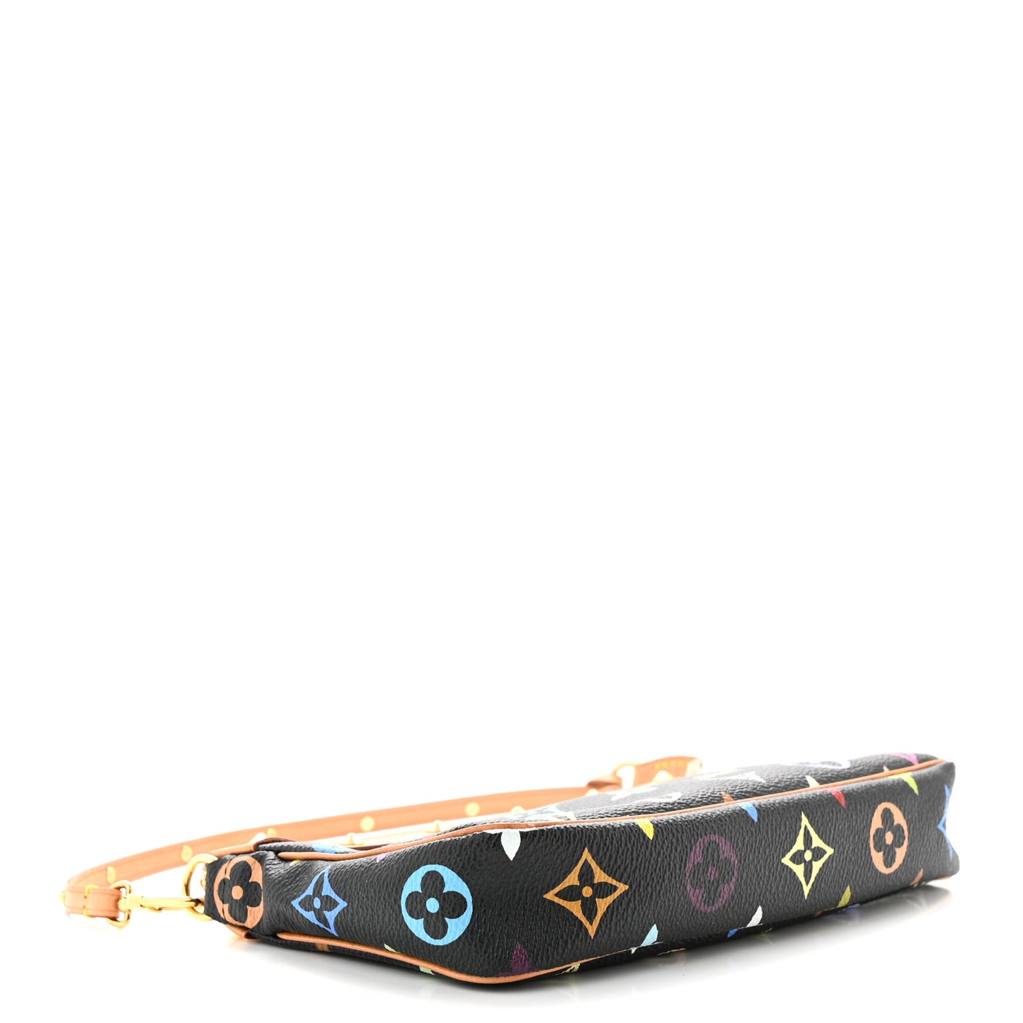 Monogram Multicolor Pochette Accessories Black