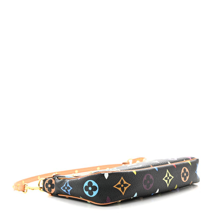 Louis Vuitton Monogram Multicolor Pochette Accessories Black 6 of 17
