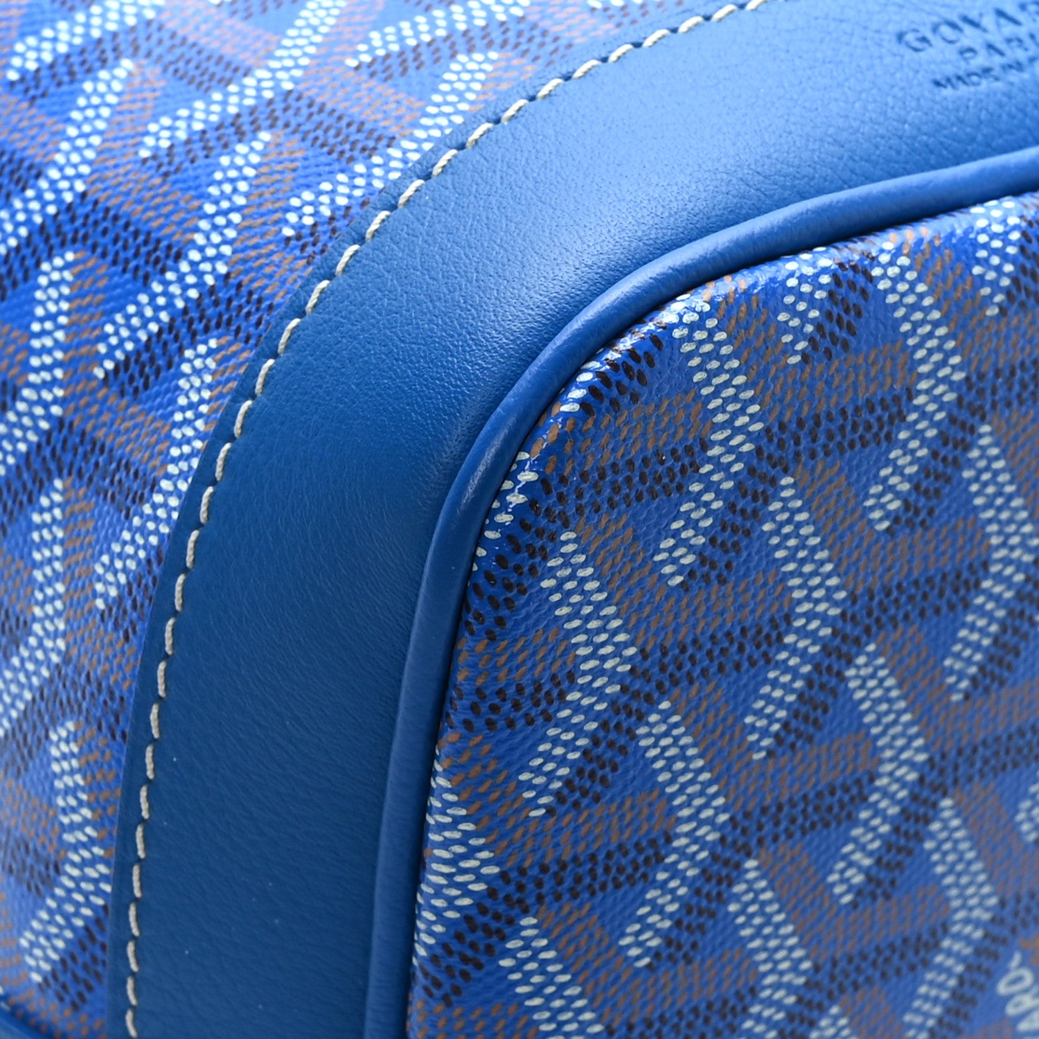 Goyard Goyardine Petit Flot Bucket Bag PM Sky Morning 7 of 11