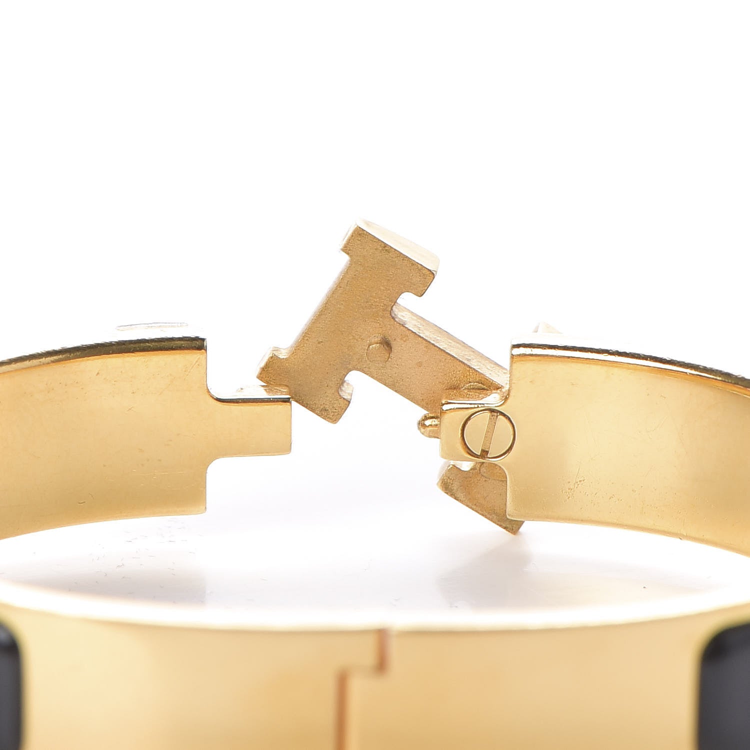 Hermes Enamel Narrow Clic Clac H Bracelet PM Black 5 of 6