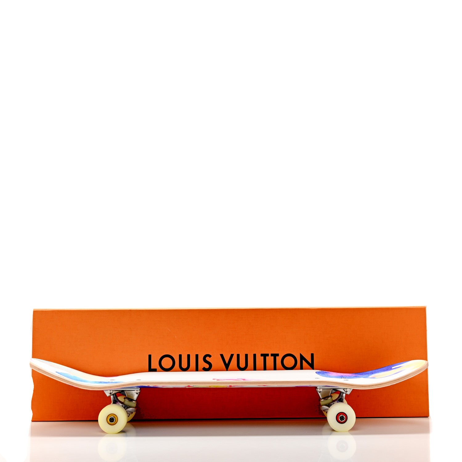 Louis Vuitton Monogram Watercolor Wood Skateboard Multicolor 9 of 9