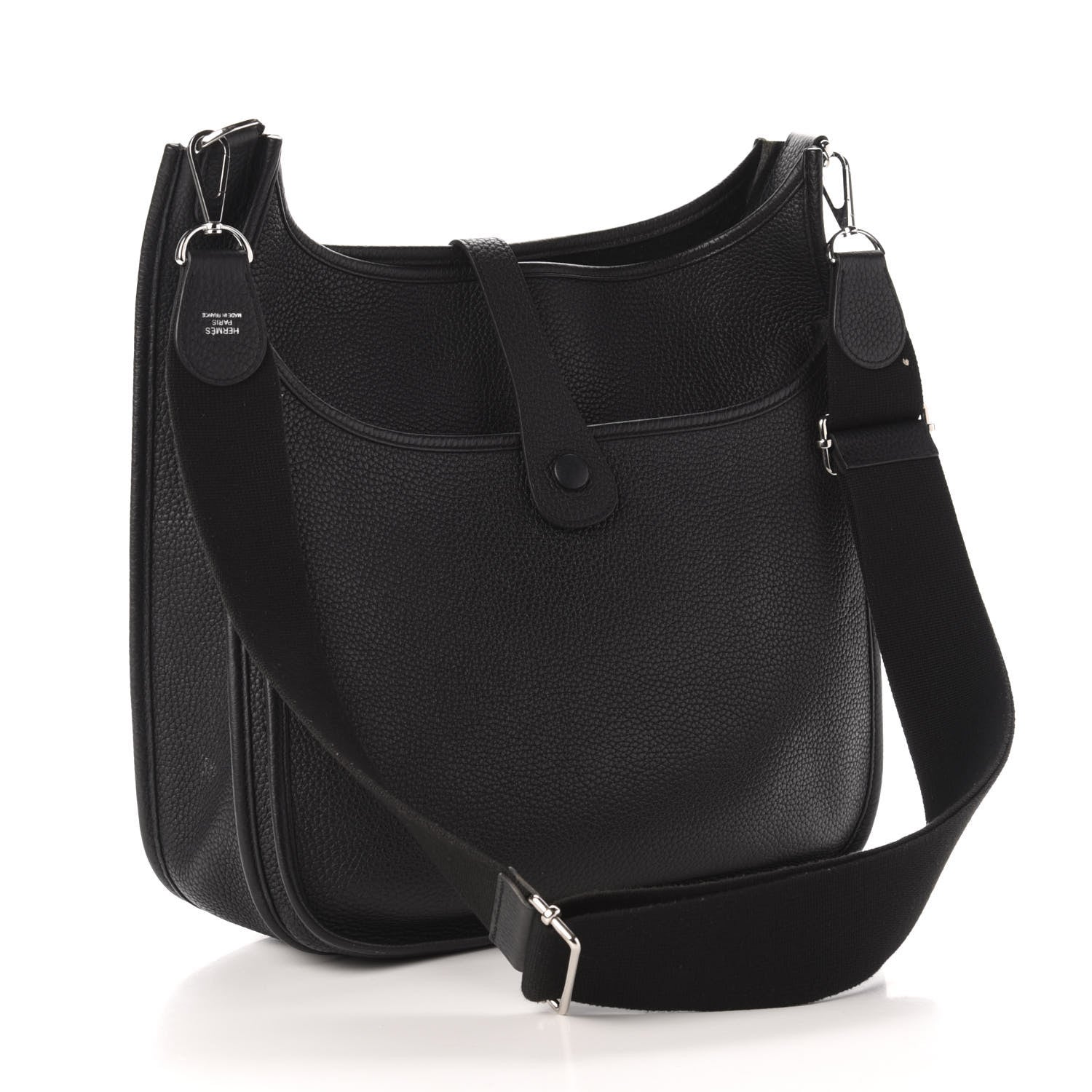 Hermes Taurillon Clemence Evelyne III GM Black 3 of 10